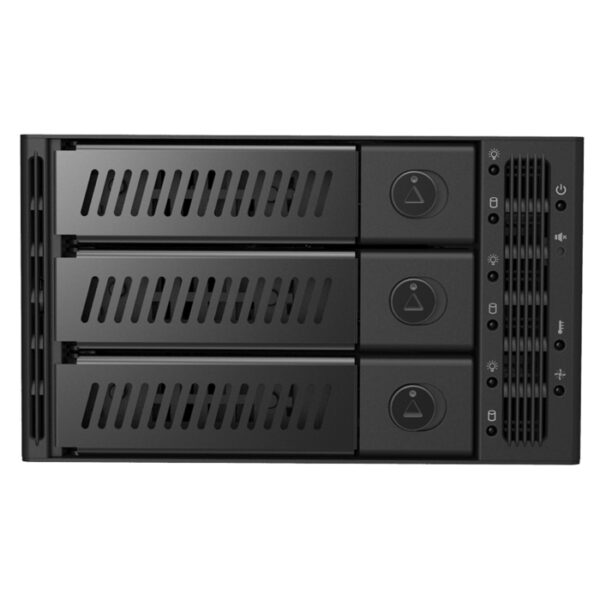 Fioka za hard disk Chieftec CMR-2131SAS 2 x 5.25in SATA crna