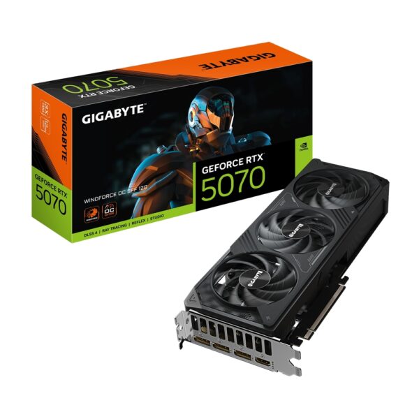 Gigabyte nVidia GeForce RTX 5070 WINDFORCE 12GB 192bit GV-N5070WF3OC-12GD rev. 1.0