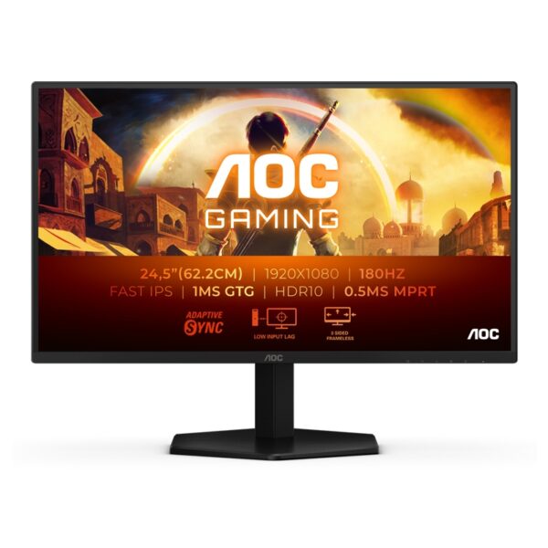 24.5in Aoc 25G42E FHD 1920x1080 Gaming 180Hz